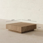 Load image into Gallery viewer, Elegant Wood Coffee Table – Bold Design