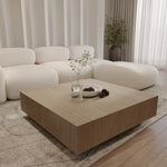 Load image into Gallery viewer, Elegant Wood Coffee Table – Bold Design