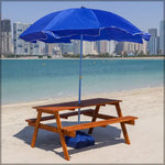 Load image into Gallery viewer, Elegant Wooden Bench With Umbrella Hole-GCC Home Center