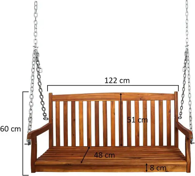 Elegant Wooden Porch Swing For Outdoor-GCC Home Center