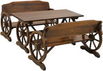 Load image into Gallery viewer, Elegant Wooden Table and Chairs set-GCC Home Center