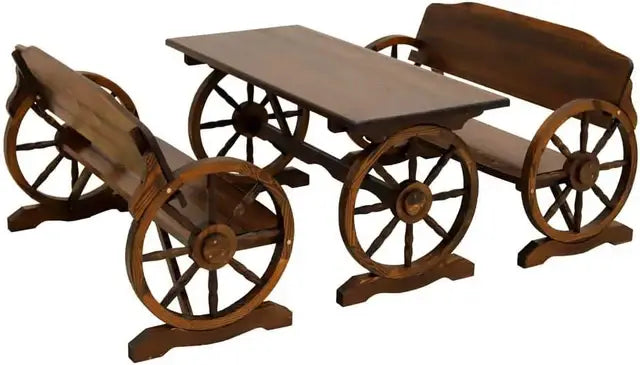 Elegant Wooden Table and Chairs set-GCC Home Center