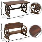 Elegant Wooden Table and Chairs set-GCC Home Center