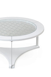 Engineered Wood Coffee Table - White