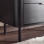 Load image into Gallery viewer, Engineered Wood Dresser with 8 Drawers – Natural Black