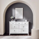 Load image into Gallery viewer, Engineered Wood Dressing Table with 7 Drawers – White