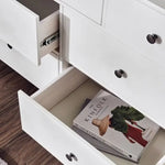 Load image into Gallery viewer, Engineered Wood Dressing Table with 7 Drawers – White