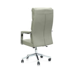 Load image into Gallery viewer, Ergonomic Beige Faux Leather Office Chair with Adjustable Height, Lumbar Support &amp; 360° Swivel-GCC Home Center