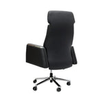Load image into Gallery viewer, Ergonomic Black Faux Leather Office Chair with Lumbar Support - Adjustable Height, 360° Swivel, and Comfortable High-Density Cushion-GCC Home Center