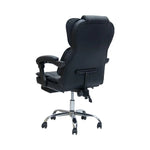 Load image into Gallery viewer, Ergonomic Black Faux Leather Office &amp; Gaming Chair with Headrest - 360° Swivel, Heavy-Duty Design, 150KG Capacity-GCC Home Center