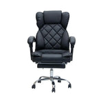 Load image into Gallery viewer, Ergonomic Black Faux Leather Office &amp; Gaming Chair with Headrest - 360° Swivel, Heavy-Duty Design, 150KG Capacity-GCC Home Center