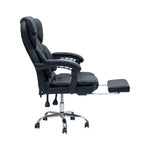 Load image into Gallery viewer, Ergonomic Black Faux Leather Office &amp; Gaming Chair with Headrest - 360° Swivel, Heavy-Duty Design, 150KG Capacity-GCC Home Center