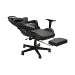 Load image into Gallery viewer, Ergonomic Black Leather Reclining Gaming Chair with Adjustable Features - Heavy-Duty 150KG Capacity, 1-Year Warranty-GCC Home Center