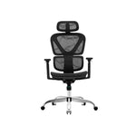 Load image into Gallery viewer, Ergonomic Black Mesh Office Chair with Adjustable Armrests &amp; Lumbar Support – Tilt Function, Breathable Cushion, 1-Year Warranty-GCC Home Center