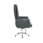 Load image into Gallery viewer, Ergonomic Brown Office Chair with Headrest - Alloy Steel &amp; Polyurethane, 360° Swivel, Heavy-Duty 150KG Capacity-GCC Home Center