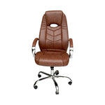 Load image into Gallery viewer, Ergonomic Brown Office &amp; Computer Desk Chair with Headrest - 360° Swivel, Durable Alloy Steel Frame, 150KG Capacity-GCC Home Center