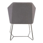 Load image into Gallery viewer, Ergonomic Cushion Dining Chair With Stainless Steel Leg-GCC Home Center