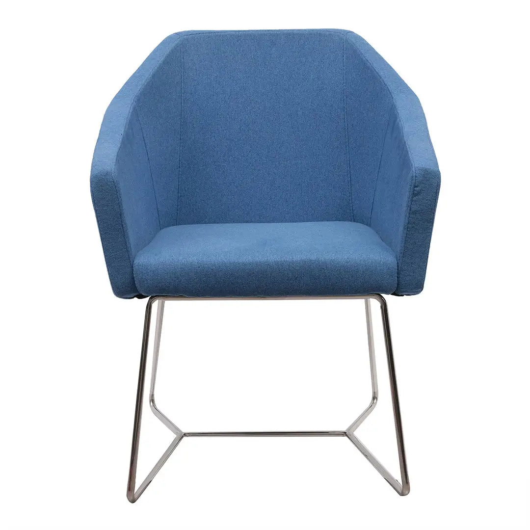 Ergonomic Cushion Dining Chair With Stainless Steel Leg-GCC Home Center