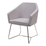 Load image into Gallery viewer, Ergonomic Cushion Dining Chair With Stainless Steel Leg-GCC Home Center