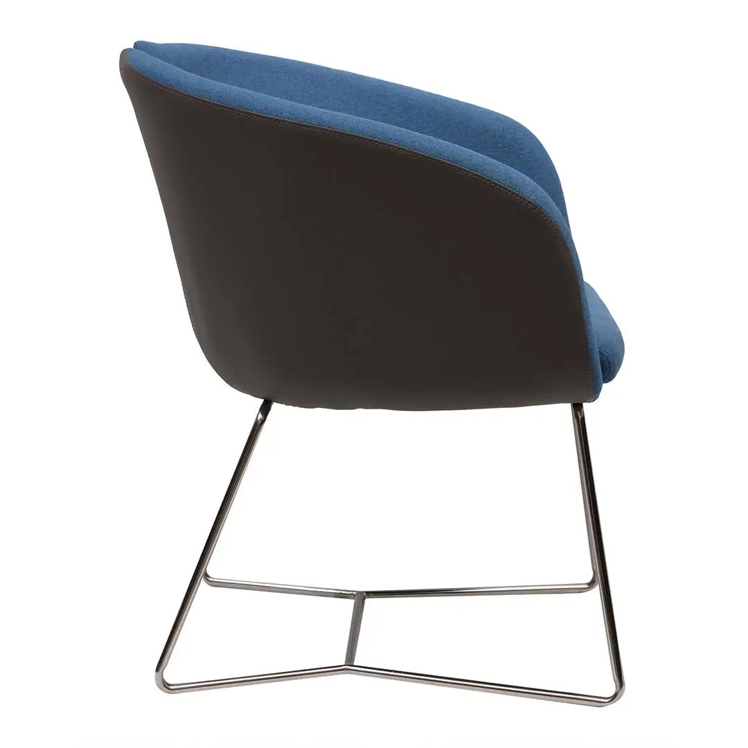 Ergonomic Design Cushion Dining Chair With Stainless Steel Legs-GCC Home Center