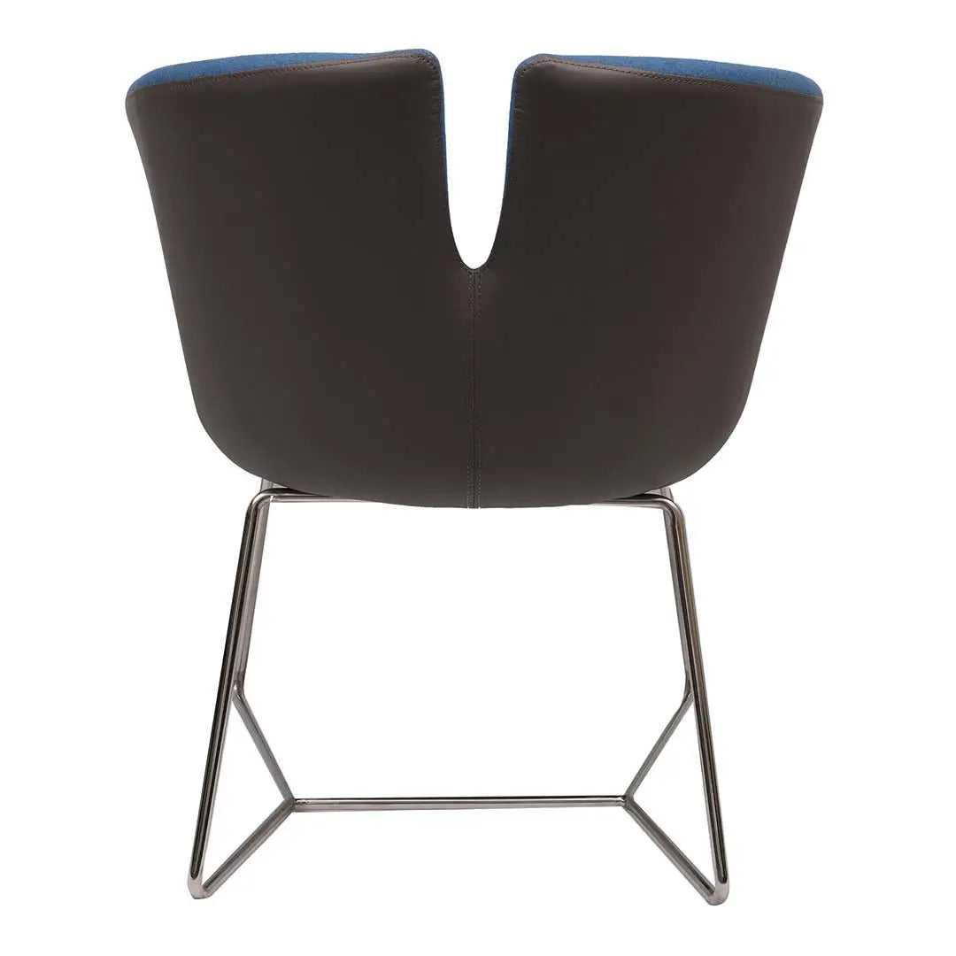 Ergonomic Design Cushion Dining Chair With Stainless Steel Legs-GCC Home Center