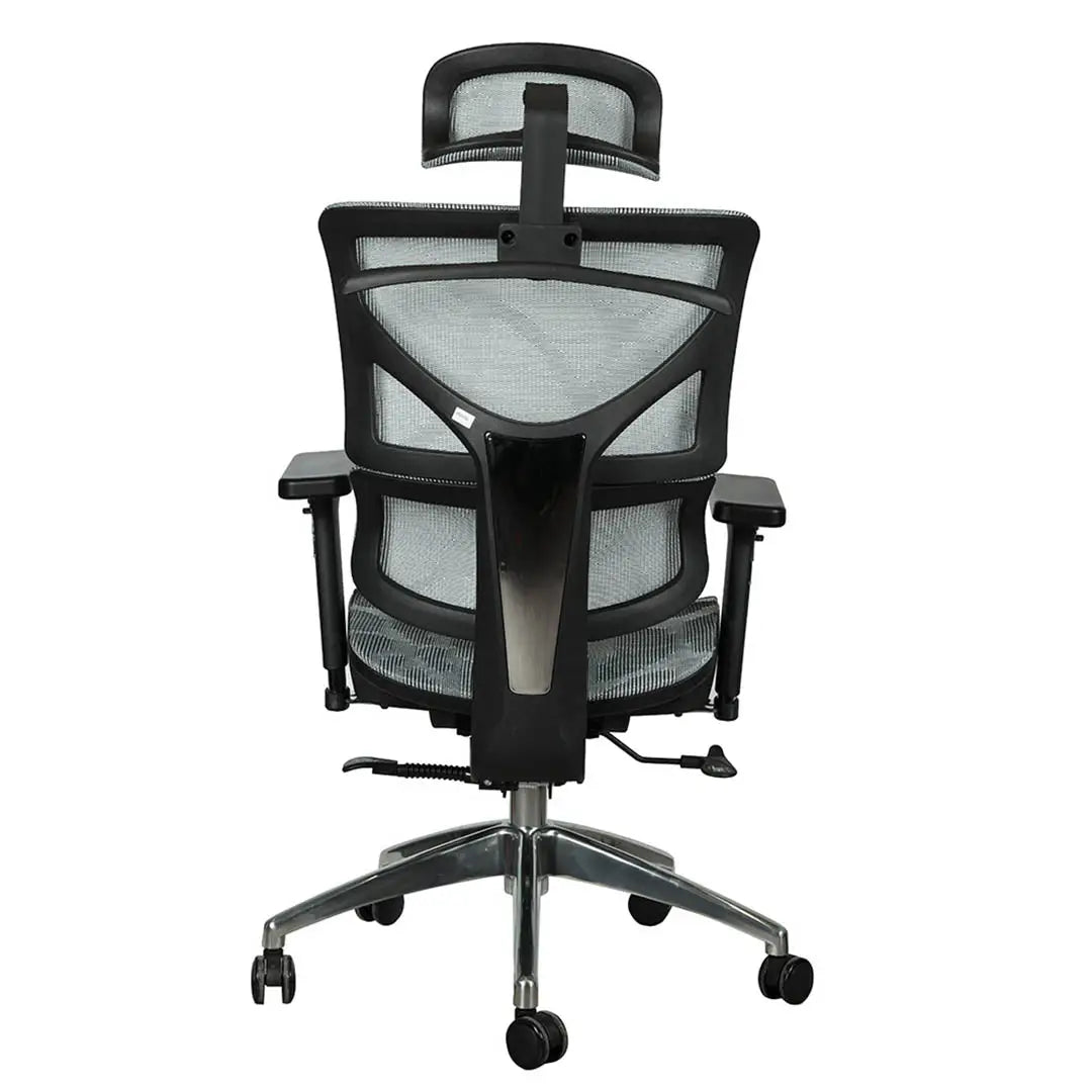 Ergonomic Design High Back Chair With Height Adjustable, Lumbar Support And 5 Swivel Wheels-GCC Home Center