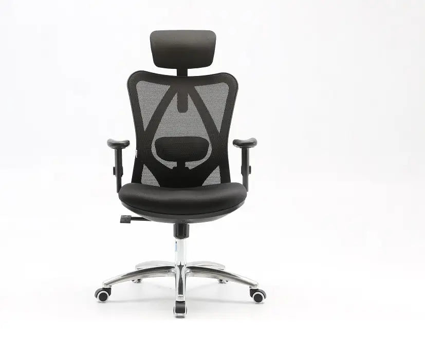 Ergonomic Desk Office Chair With Adjustable Support - Black-GCC Home Center