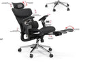 Load image into Gallery viewer, Arabian Mall Supreme Ergonomic Executive Mesh Revolving Chair with Footrest