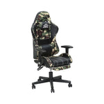 Load image into Gallery viewer, Ergonomic Gaming Chair with Reclining Back &amp; Footrest - Faux Leather, 150KG Capacity, 1-Year Warranty-GCC Home Center
