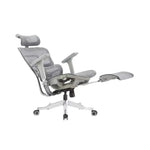 Load image into Gallery viewer, Ergonomic Grey Office Chair with Adjustable Features &amp; Breathable Mesh Back - Aluminum Frame, 3D Armrests, and Alloy Base-GCC Home Center