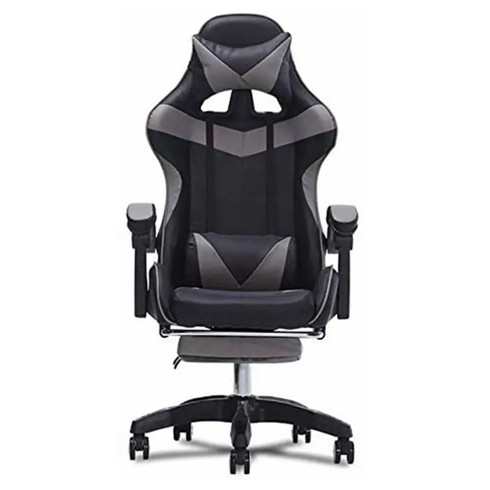 Ergonomic High-Back Chair with Padded Footrest, Swivel, Recline, and Enhanced Comfort Support-GCC Home Center
