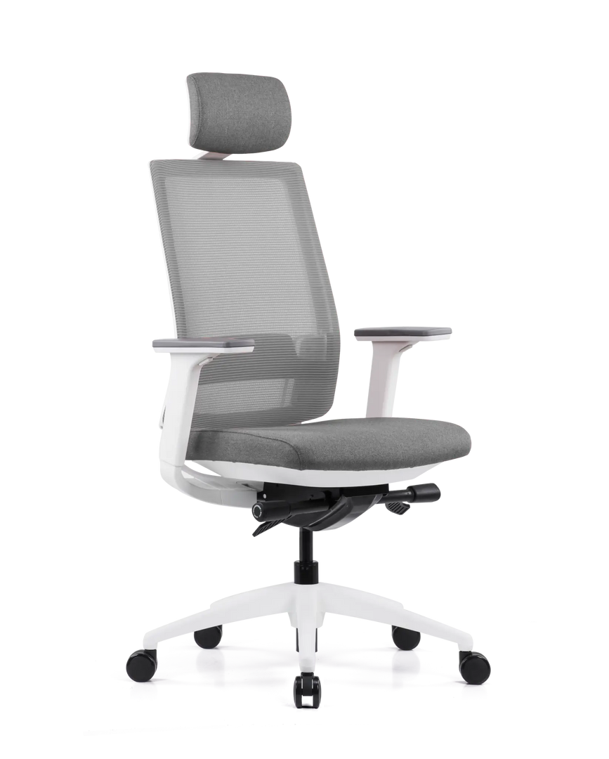 Ergonomic High Back Computer Desk Chair With Adjustable Headrest And Armrest