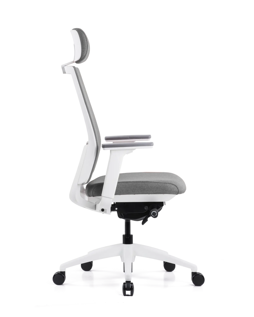 Ergonomic High Back Computer Desk Chair With Adjustable Headrest And Armrest