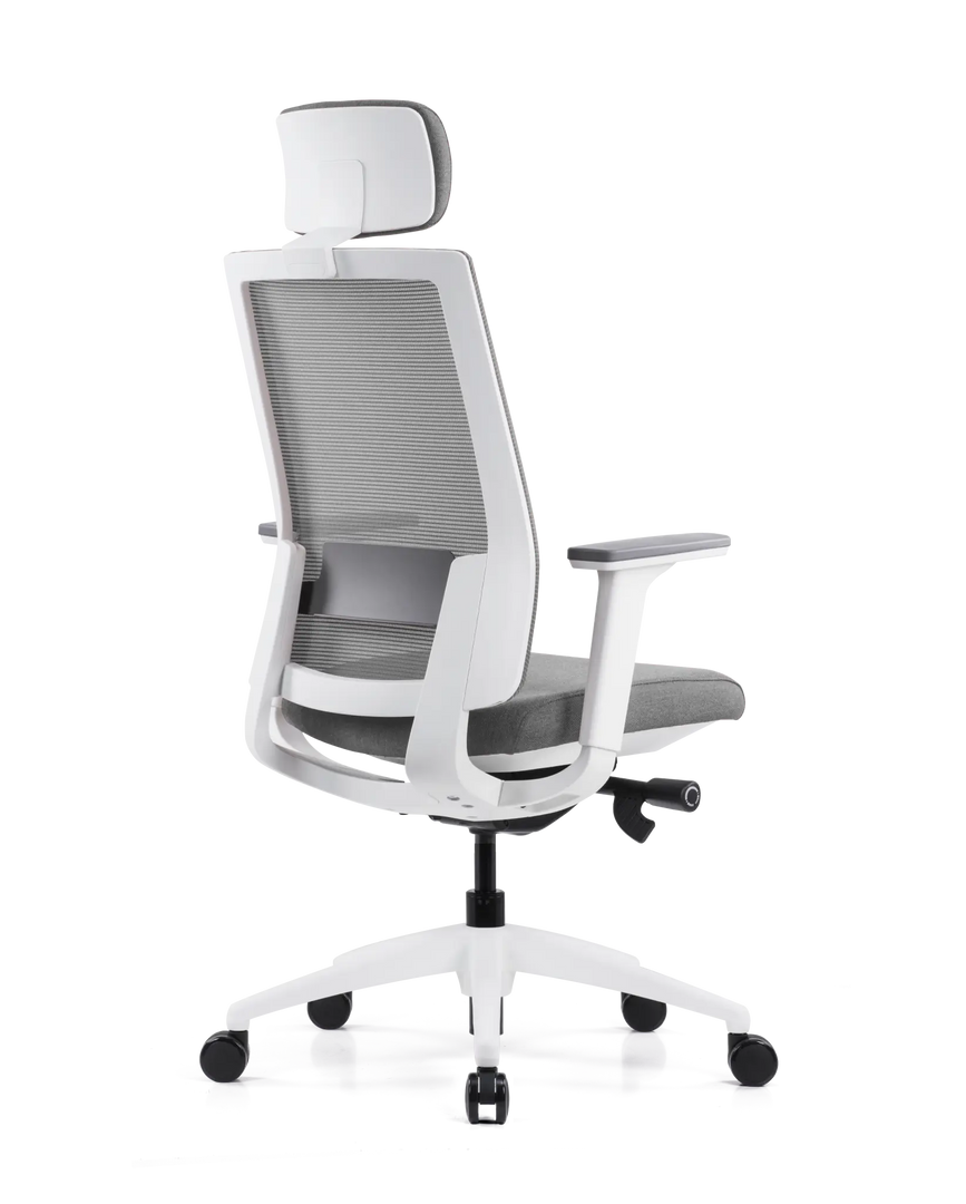 Ergonomic High Back Computer Desk Chair With Adjustable Headrest And Armrest
