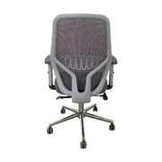 Ergonomic Low Back Office Chair With Height Adjustable And Adjustable Arm Rest-GCC Home Center