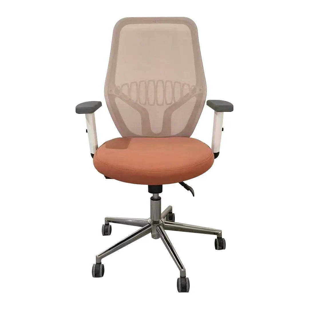 Ergonomic Low Back Office Chair With Height Adjustable And Adjustable Arm Rest-GCC Home Center