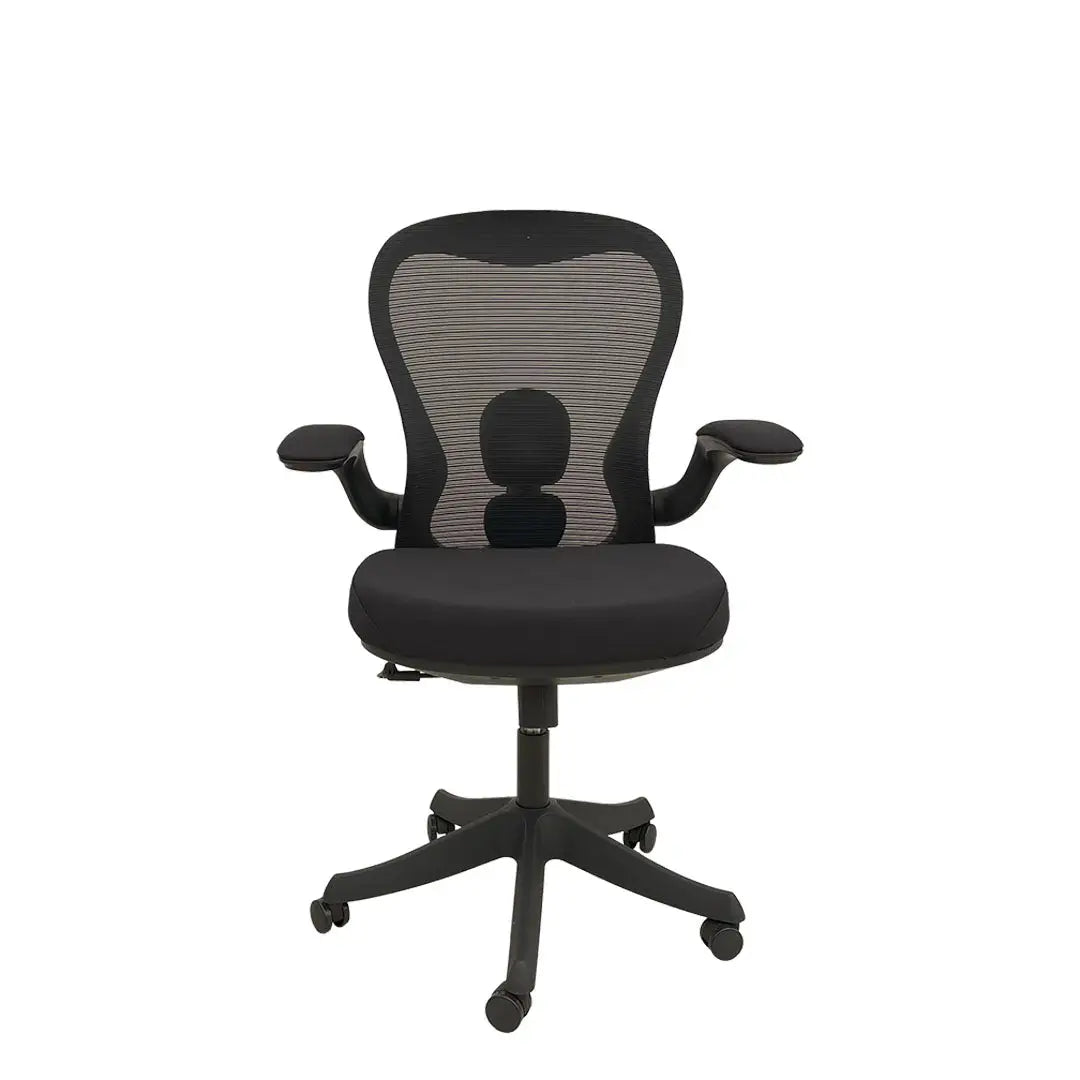 Ergonomic Low Back Office Chair With Height Adjustable And Swivel Wheels-GCC Home Center