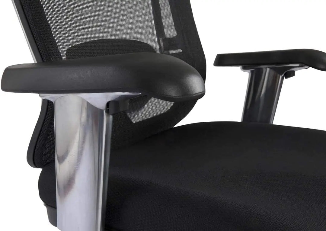Ergonomic Mesh Chair With High Back Support - Modern & Ergonomic Office Chair (Black)-GCC Home Center