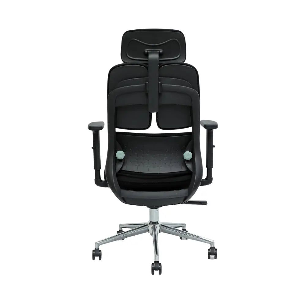 Ergonomic Mesh Computer Chair with Adjustable Height & Space-Saving Design - Comfortable Office Chair with 360° Swivel & Tilt Lock-GCC Home Center