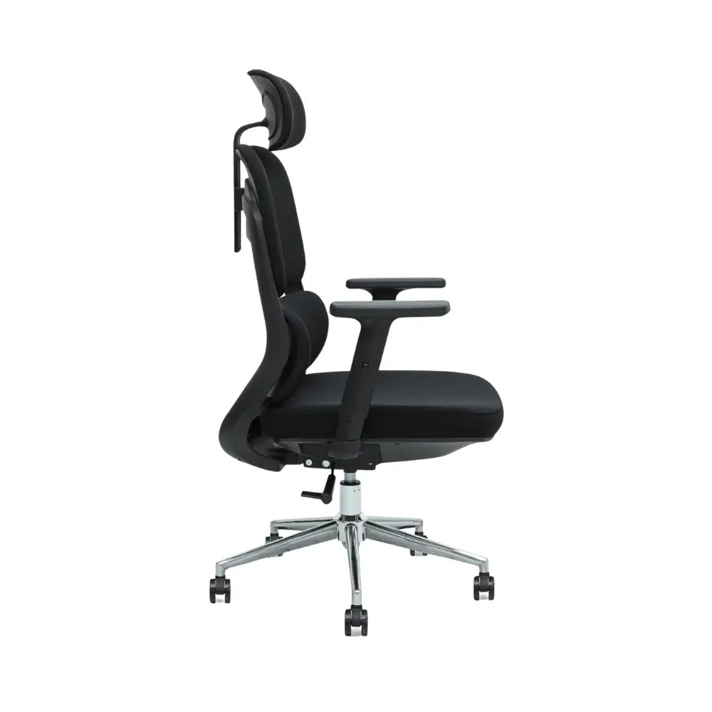 Ergonomic Mesh Computer Chair with Adjustable Height & Space-Saving Design - Comfortable Office Chair with 360° Swivel & Tilt Lock-GCC Home Center