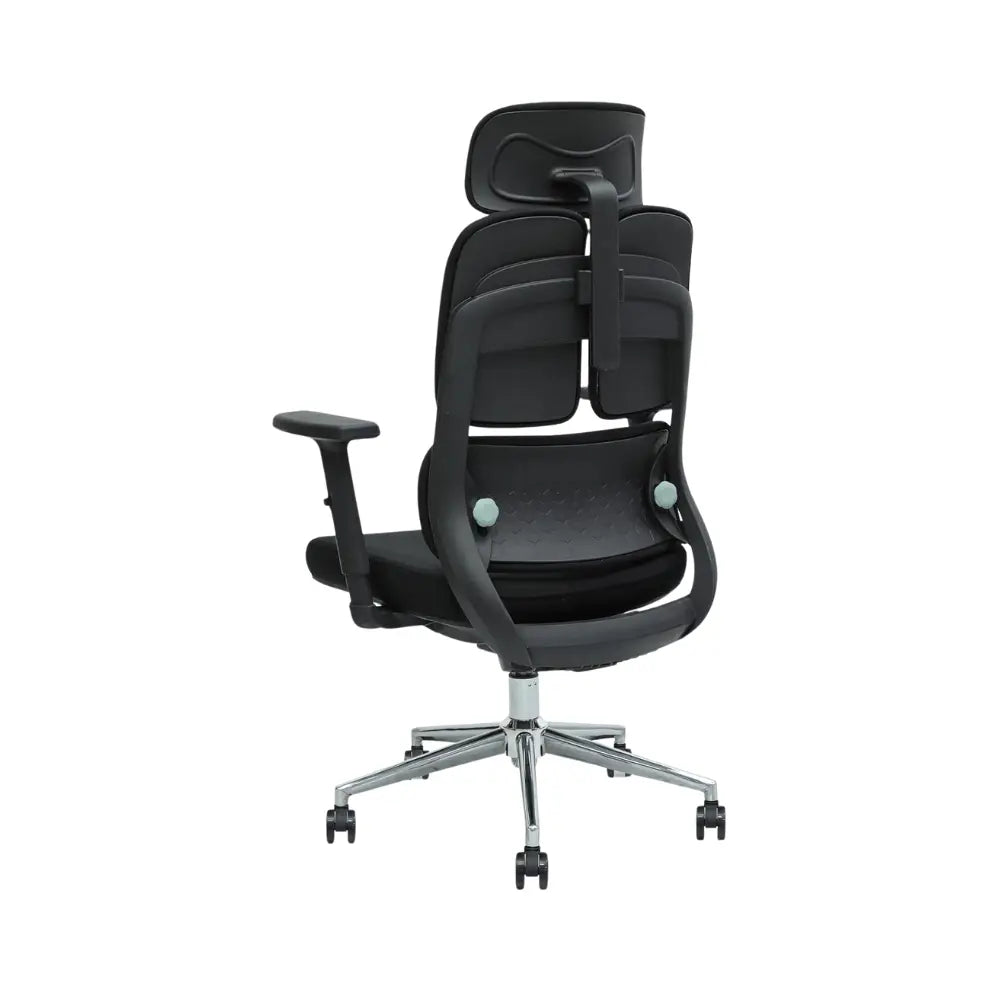Ergonomic Mesh Computer Chair with Adjustable Height & Space-Saving Design - Comfortable Office Chair with 360° Swivel & Tilt Lock-GCC Home Center
