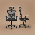 Load image into Gallery viewer, Ergonomic Mesh Office Chair with Adjustable Lumbar Support, High-Back Design &amp; Breathable Seat - Perfect for Home &amp; Office Comfort-GCC Home Center