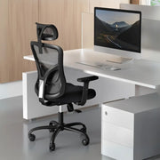 Ergonomic Mesh Office Chair with Adjustable Lumbar Support, High-Back Design & Breathable Seat - Perfect for Home & Office Comfort-GCC Home Center