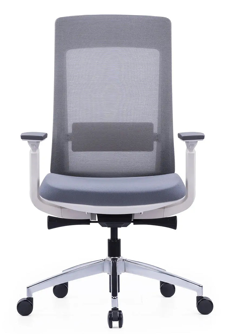 Ergonomic Multifunction Office Chair – Adjustable Headrest, 4-Position Lock, and Chrome Base