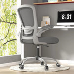 Load image into Gallery viewer, Ergonomic Office Chair - BIFMA Certified High Back Mesh Desk Chair with Adjustable Lumbar Support &amp; Flip-Up Armrests for Home Office (Modern, All Black)