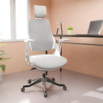 Load image into Gallery viewer, Ergonomic Office Chair With Adjustable Backrest - High Back (White)-GCC Home Center