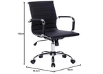 Load image into Gallery viewer, Ergonomic Office Chair with Height Adjustable Seat, PU Chrome High-Back-GCC Home Center