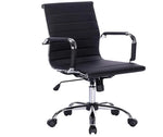 Load image into Gallery viewer, Ergonomic Office Chair with Height Adjustable Seat, PU Chrome High-Back-GCC Home Center