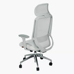 Load image into Gallery viewer, Ergonomic Office Chair with High Back, Gas Lift, and Metal Legs - Grey-GCC Home Center