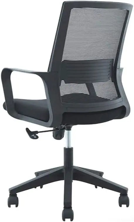 Ergonomic Office Chair with Lumbar Support - Adjustable & Swivel Mid-Back Desk Chair-GCC Home Center